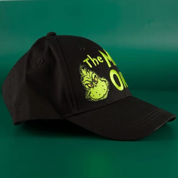 *NWT* Dr. Seuss How the Grinch Stole Christmas ‘The Mean One' Baseball Cap Hat - Picture 2 of 7